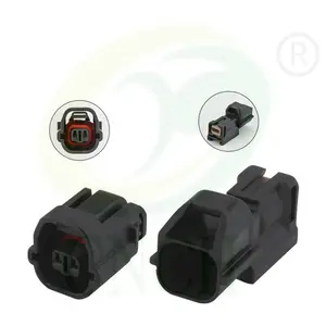 2 Pin Automotive Reversing Radar Sensor Connector Waterproof Cable Electrical Socket Male Female Plug 7283-8720-30