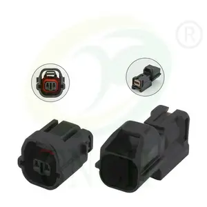 Conector automotivo de 2 pinos para sensor radar, conector à prova d'água, cabo macho para tomada 7283-8720-30