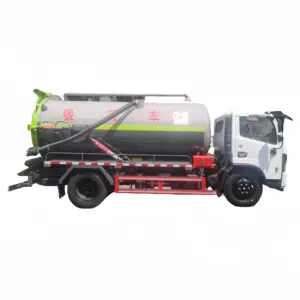 Dongfeng Sitrak ISUZU HOWO 4*24 camión de succión de limpieza y aguas residuales 10 o 12 metros cúbicos Yunei 120hp a 160hp