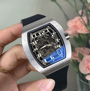 Montre mécanique de luxe de qualité supérieure, étanche, 39 mm, mouvement CRMA6, RM67-01, alliage de titane, squelette, montre RM - Product Image 2