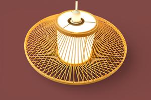 Ellipsoid Bamboo Lampshade Pendant Light Handmade Natural Bamboo <b>Ceiling</b> Shade Eco Lantern OEM Supplier Vietnam - Product Image 5