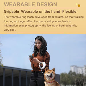 Wholesale UFO Pet Leash Modern <b>LED</b> <b>Light</b> Retractable Smart Dog Walk <b>Rope</b> Nylon Upgraded Hands-Free Anti-Shock Dog Lead - Product Image 5
