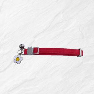 جديد نمط الصلبة طوق الحيوانات الأليفة لطيف جرس زهرة تصميم صغير طوق القط الحيوانات الأليفة بالجملة - Product Image 4