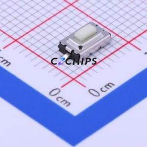TSA363G25-250B Tactile Switch SMD Switch Single Pole Single Throw Rectangle Button 2.5N Vertical Mount - Product Image 1