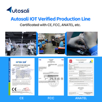 AUTOSALI HGT09 Mini Traceur GPS 4G pour Voiture avec Détection ACC Cachée, Coupure Moteur, Relais Espion et Télécommande