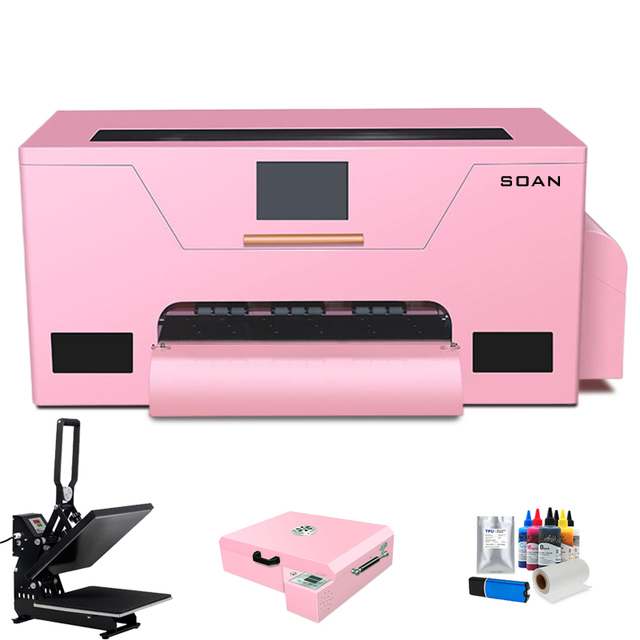 Soan Newest Pink A3 A3+ 30cm 33cm XP600 Printer Head DTF Printer Heat Transfer Pet Film XP600 Dtf Printer