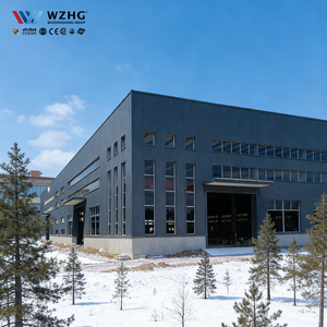 Bâtiment industriel préfabriqué en acier à grande échelle et grande portée, hangar pour équipements, multi-étages et approuvé ISO - Product Image 1