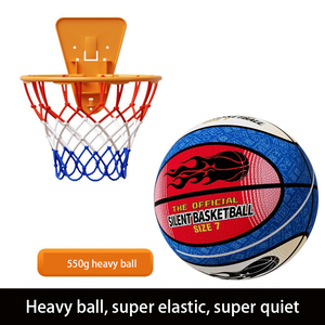 Balón de <span class=keywords><strong>Baloncesto</strong></span> Silencioso OEM con Ranuras, Sin Aire, para Interior, para un Drible Silencioso y Entrenamiento en Interiores, Espuma PU Profesional, Sensación Real, Mayor Rebote, Más Silencioso - Product Image 4