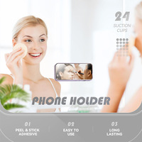 Coque de Téléphone Classique en Silicone avec Support Selfie à Adhésion Forte pour Téléphone Compatible Android 2,25" x Craie