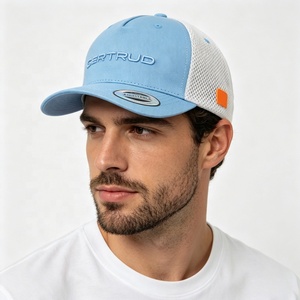Casquettes de camionneur en sergé à 5 panneaux avec logo personnalisé <span class=keywords><strong>Gaston</strong></span>, motif animal de dessin animé, brodées et avec patchs, logo imprimé personnalisé - Product Image 2
