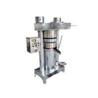 Presse à huile semi-automatique hydraulique à froid et à chaud en acier inoxydable haute efficacité pour cacao, noix, olives DAWNTECH