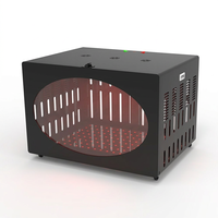 GLPE Jaula de Terapia de Luz Roja de Última Generación para Perros y Gatos PT-LC200, Gran Capacidad de 32 kg, Caja de Curación para Mascotas con LED Infrarrojos UV de 630nm y 850nm