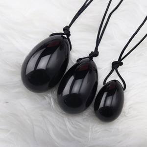 Œuf de Yoni en pierres précieuses pour massage et resserrement vaginal, en <span class=keywords><strong>quartz</strong></span> <span class=keywords><strong>rose</strong></span> et jade gravés, design portable et romantique - Product Image 3