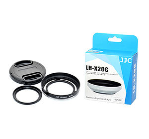 JJC LH-X20GB Metalen zonnekap kit compatibel voor <span class=keywords><strong>Fujifilm</strong></span> LH-JX10, met een Filter en <span class=keywords><strong>adapter</strong></span> voor <span class=keywords><strong>Fujifilm</strong></span> X10/X20 - Product Image 6