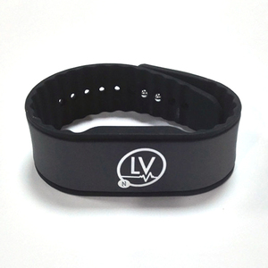 Custom Rfid Rubber Wristband Waterproof Reusable Nfc Silicone Wristband for Gym/amusement Park <b>Access</b> <b>Control</b> - Product Image 3