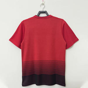 Uniforme Personalizado de Fútbol Americano Retro 18/19, 100% Poliéster Transpirable de Secado Rápido, Impresión Digital <span class=keywords><strong>Roja</strong></span> - Product Image 2