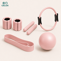 Coffret Cadeau Pilates Essentiel pour Femme 2026 : Tapis Antidérapant, Anneaux de Pilates, Kit de Pilates, Bandes de Résistance, Barre de Pilates, Ensemble d'Entraînement pour la Maison et la Salle de Sport