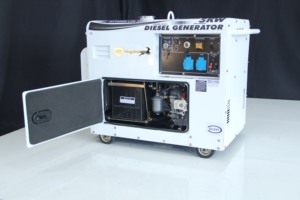Générateur Diesel Super Silencieux le Plus Vendu 4.5KW-15KVA 50Hz 220V/380V Alternateur 100% Cuivre Option ATS pour Usage Domestique et Agricole - Product Image 4