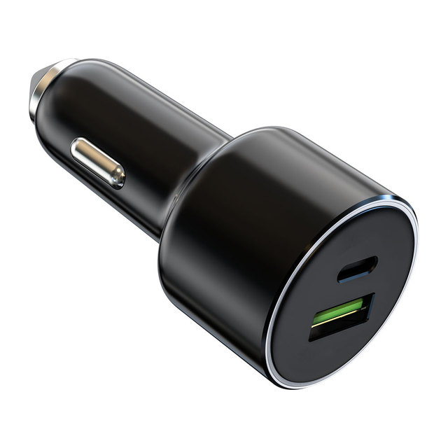 Super Fast 100W USB C Car Charger PD 3.0 QC 3.0 Dual Port Type C Car Adapter for Laptop Tablet Smartphone Charging