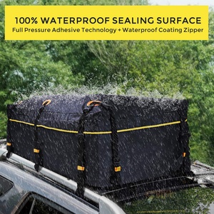 Sac de toit de voiture en PVC de grande capacité personnalisé, porte-bagages de toit personnalisé, sac de toit imperméable, sac de transport portable - Product Image 2