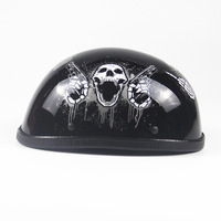 Demi-casque de moto rétro américain, demi-casque pour hommes, casques Vintage d'été