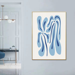 Guanjun decoración de pared para el hogar pintura Pop pared arte sala de estar vidrio pintura abstracta Mujer - Product Image 4