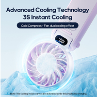 Ventilateur portable mini USB rechargeable pliable AntarcChill en promotion pour usage extérieur – Ventilateur turbo mini