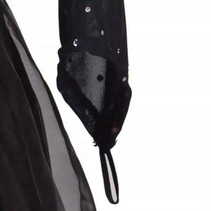 Vestido de Competición de Baile Latino sin Tirantes con Espalda Descubierta, Cuello con Incrustaciones de Diamantes de Imitación, Falda de Vals, <span class=keywords><strong>Tango</strong></span>, Baile de Salón y Swing para Mujer, Spandex/Nylon - Product Image 4