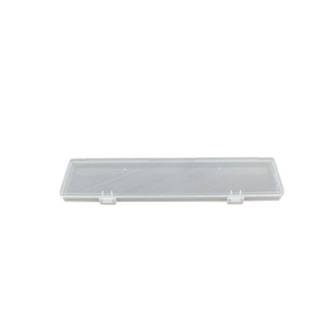 Rectangular Transparent Plastic Storage Box 26.6X6.1X1.8Cm With Lid For Office Organizing Tools Paintbrushes Calligraphy Brushes - Product Image 5