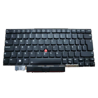 Clavier d'ordinateur portable d'occasion pour Lenovo ThinkPad X1 Carbon Gen 9, disposition portugaise, rétroéclairé avec TrackPoint, référence PK131U81B19