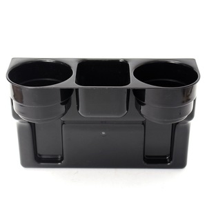 Multifunctional <b>Car</b> <b>Cup</b> <b>Holder</b> Rear Seat Storage Rack Black Plastic Universal Fit - Product Image 5