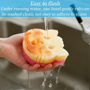 Éponge de nettoyage multifonctionnelle en polyester écologique la plus vendue, éponge à <span class=keywords><strong>vaisselle</strong></span> mignonne et multifonctionnelle pour chaton, éponge à récurer puissante - Product Image 6