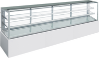 Nouveau 3.1m de long 3 couches boulangerie vitrine réfrigérateur compteur à température unique refroidisseur pour gâteau Dessert Dessert affichage