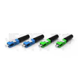 China manufacturer FTTH field quick assembly fiber optic SC APC mechanical connector