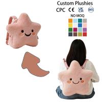 Sac à dos en peluche ours en pain d'épices personnalisé, plusieurs couleurs, sans MOQ, CPC CE UKCA EN71, pour enfants