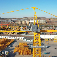 Grúa Torre de Alta Calidad de 5 Toneladas TC5013S para Proyectos de Ingeniería de Edificios de Gran Altura, Grúa Torre con Bomba Central al Mejor Precio