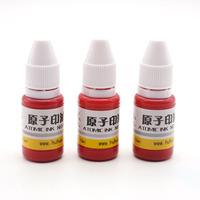 No.8801 10ml Atomic Stamp Ink Stamp Tampon Encre Comptabilité Professeur Financier Spécial Encre Rouge, Bleu et Noir