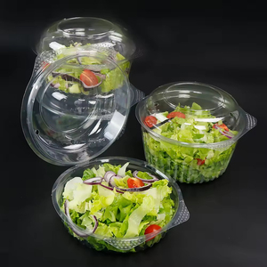 Récipient à <span class=keywords><strong>salade</strong></span> tout-en-un Blister Box Bol à <span class=keywords><strong>salade</strong></span> en <span class=keywords><strong>plastique</strong></span> PET RPET avec couvercle pour restaurant Bols à <span class=keywords><strong>salade</strong></span> jetables à emporter - Product Image 1