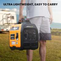Générateur d'énergie portable à essence MaXpeedingrods 2300W 2.3KW, léger pour le camping-car, le camping, prise EU US