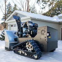 Machine à déneiger à distance avec portée de 1000 m, utilisation prolongée, souffleuse à neige télécommandée