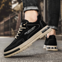 Chaussures de travail pour hommes, été, solides, respirantes, antidérapantes, imperméables, résistantes à l'abrasion, cuisine, bureau, durables, noires, décontractées, à lacets