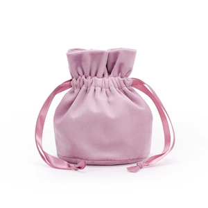Pochette promotionnelle mini en velours OEM pour bijoux, sac cadeau coloré à cordon, emballage tendance - Product Image 2