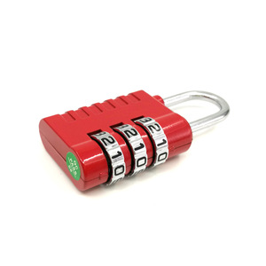 Travel Combination <b>Lock</b> 3 Digit Zinc Alloy Resettable Padlock For Bags Drawers Wardrobe Doors Mixed Colors - Product Image 2