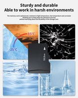 Carte mémoire Mini SD haute vitesse 128 Go 256 Go 512 Go 1 To C10 U3 A1 en plastique de marque OEM, fabriquée en Chine