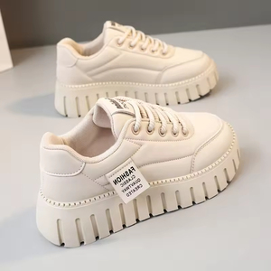 2026 Women's Shoes New Thick-<b>soled</b> Heightening Casual Board Shoes Round Head Student Shoes - Product Image 3