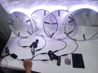 Nouvelle APP Bluetooh Music Control Led Strip Light,Halo Ring 14 ''15.5'' 17 pouces RGB Neon Color Car Wheel Led Lights
