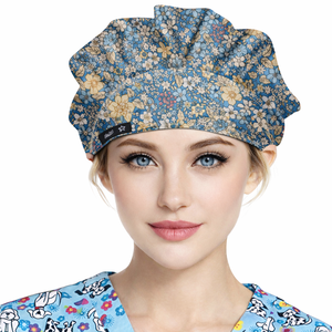 Gorro Quirúrgico Bouffant Unisex Transpirable Reutilizable con Banda Elástica Cómodo para Enfermería y Hospital con Detección de Agujas - Product Image 2