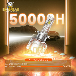 BB2516 400W 50000lm H7 H4 H11 <span class=keywords><strong>LED</strong></span> Đèn Pha Canbus 6500K Siêu Công Suất Cao 12V 9005 9006 H7 H4 H11 Phổ Xe Đèn Pha - Product Image 5