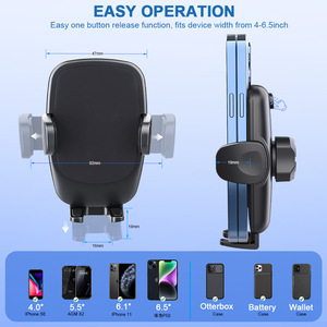 <b>Car</b> Phone <b>Holder</b> Adjustable Height Dashboard Mount With Suction <b>Cup</b> For In Vehicle Use - Product Image 3