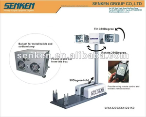 Luminum-Torre telescópica <span class=keywords><strong>LED</strong></span> de mástil alto, montaje de techo de mochila para iluminación de emergencia para coche, luz móvil - Product Image 3